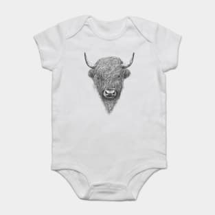 Highland Bull Baby Bodysuit